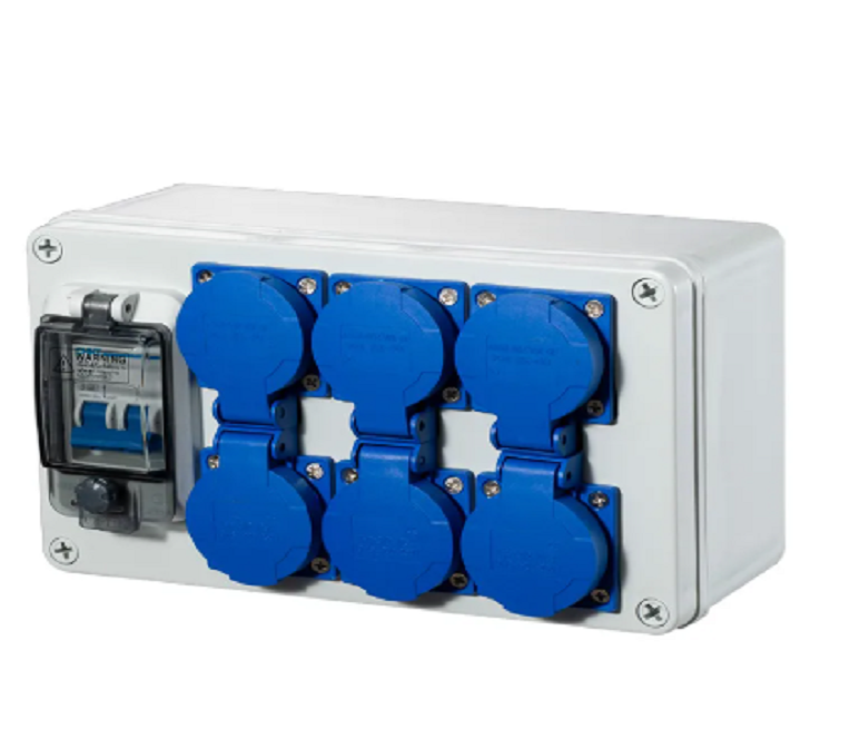 Kunststoff wasserdichte industrielle Multi -Plug -Box: Ultimate Outdoor -Stromsicherheit